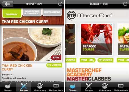 MasterChef Academy App