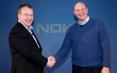 Microsoft Nokia Ballmer Elop