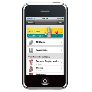 Modality Clementes Anatomy iPhone App