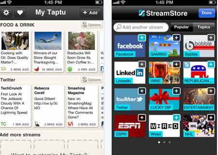 My Taptu 1.2 App