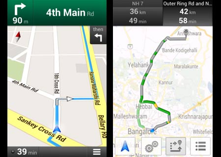 Google Maps Navigation Beta