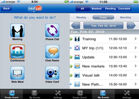 Neatcall iPhone App