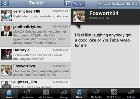 NFL Twitter App