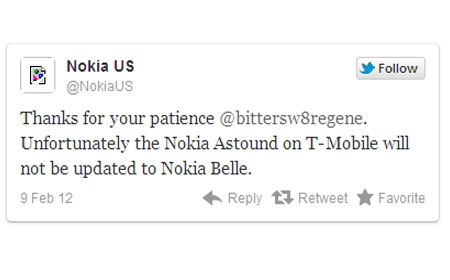 Nokia Astound Tweet