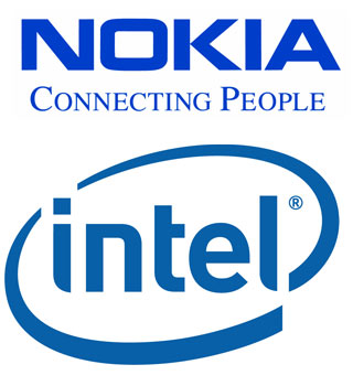 Nokia Intel logo