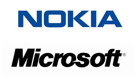 Nokia, Microsoft Logos