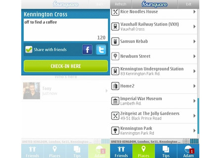 Nokia New Foursquare