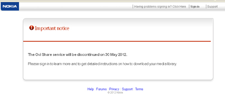 Nokia Ovi Share 01