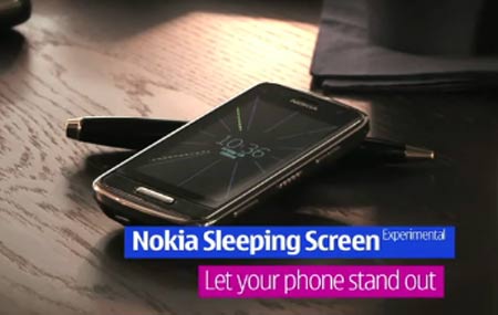 Nokia Sleeping Screen