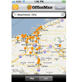 OfficeMax App iPhone