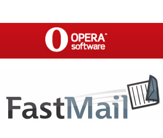 Opera FastMail.fm logos