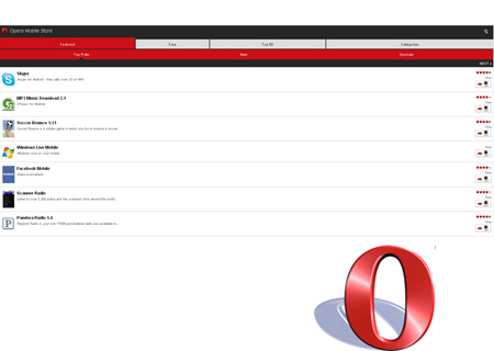 Opera Mobile Store