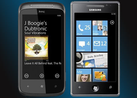 HTC 7 Mozart, Samsung Omnia 7