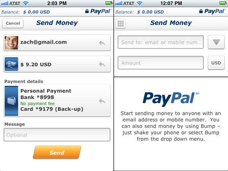 PayPal 3.2 app
