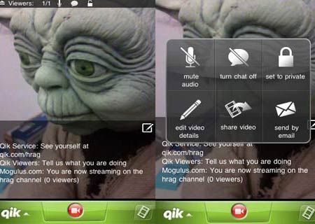 Qik iPhone App
