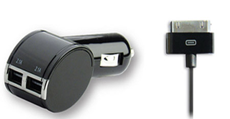 Qmadix USB twin tablet charging kit