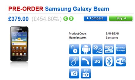 Samsung Galaxy Beam 01