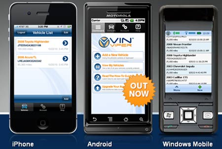 SeligTech VIN Viper Mobile App