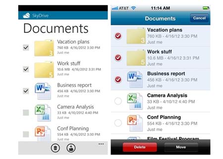 SkyDrive App 01