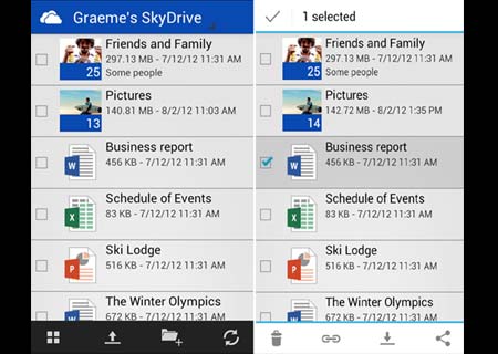 SkyDrive For Android