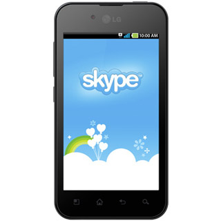 Skype Edition LG Optimus Black