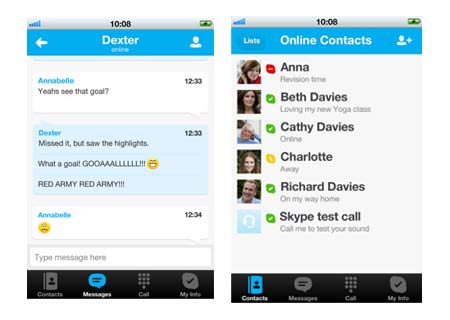 Skype For iPhone iPad 01