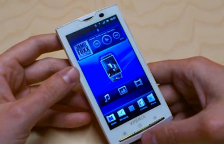 Sony Ericsson Xperia X10 Gingerbread