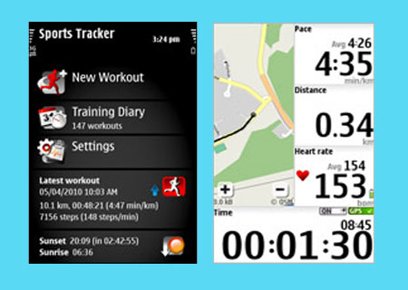 Sports Tracker app