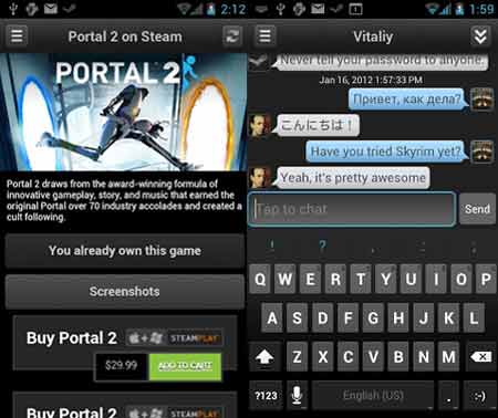Steam app for Android 02