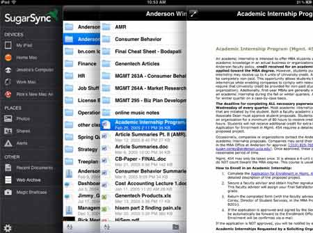 SugarSync for iPad v3.0 02