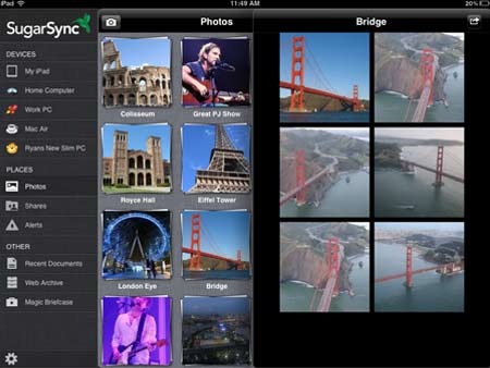 SugarSync for iPad v30 03