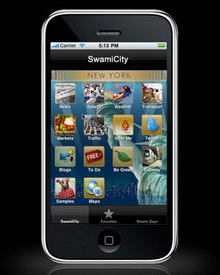 SwamiCity iPhone App