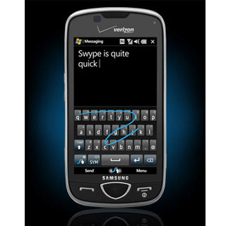 Swype Samsung Omnia II