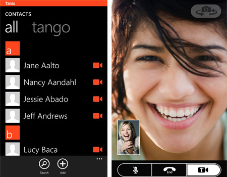 Tango Video Calling App