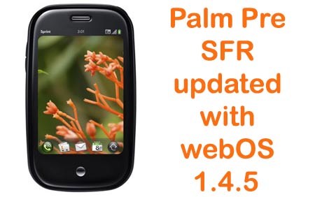 Text Palm webOS update