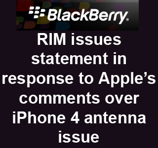 RIM Apple Statement