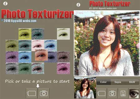 Texturizer iPhone App