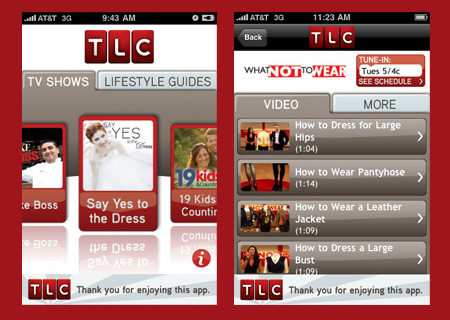 TLC iPhone App