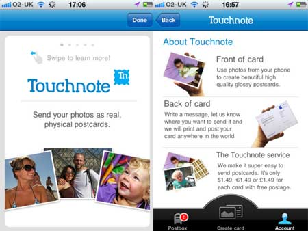 Touchnote For iPad App 01