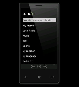 TuneIn-Radio Windows