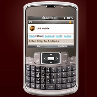 UPS Blackberry App