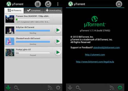 µTorrent Beta Android