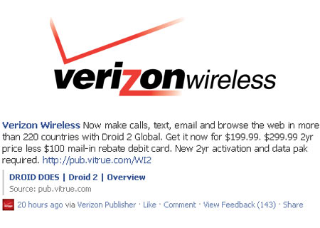 Verizon Droid 2 Global