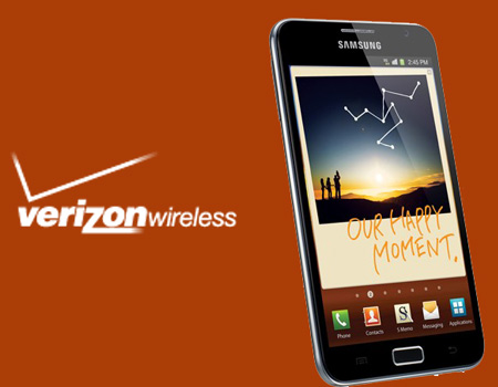 Verizon Wireless Galaxy Note
