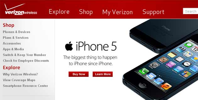 iPhone 5 Verizon