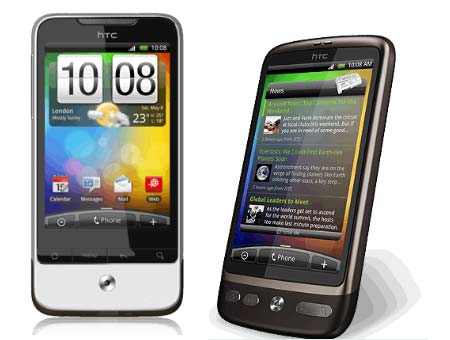 HTC Legend, Desire