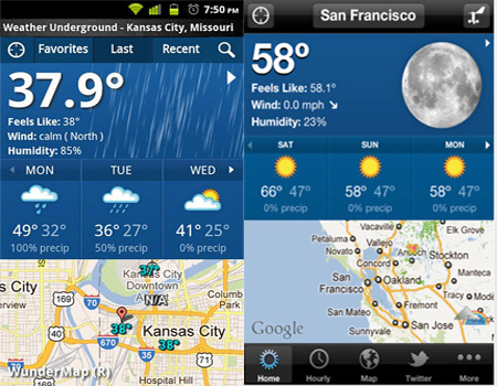 weather underground free app