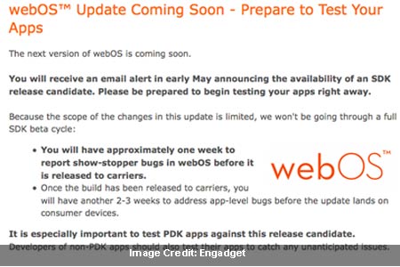 webOS Update