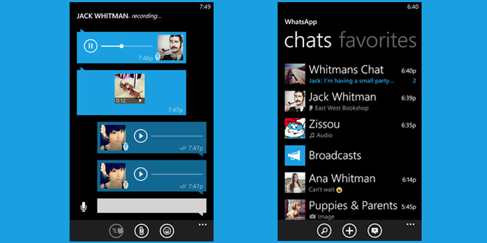 WhatsApp Windows Phone