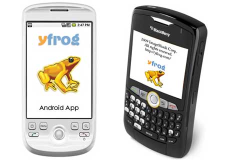 Yfrog BlackBerry Android App